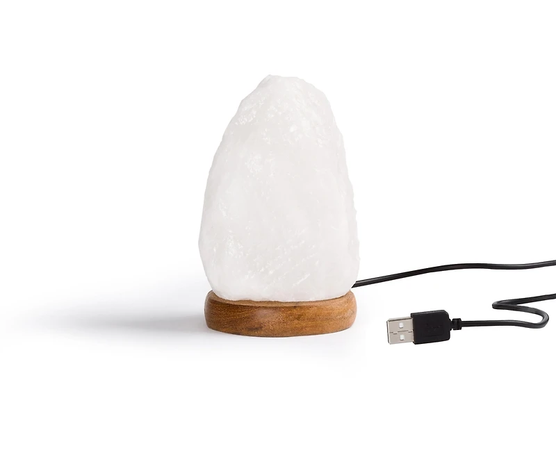 Lampe en sel d'Himalaya - USB - Multicolore