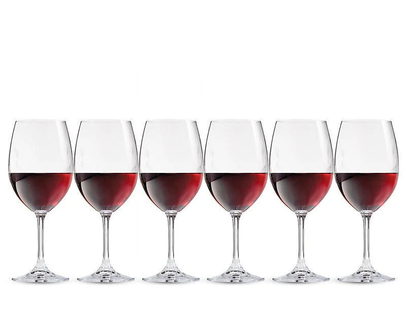 Verres à vin rouge Loft, ens. de 6