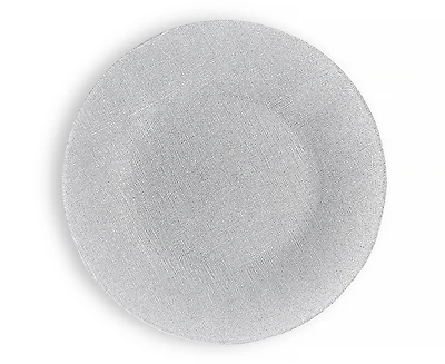 Assiette de présentation, argent