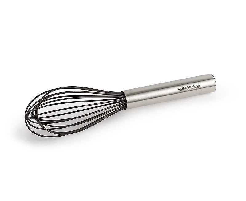 Fouet en silicone thinkkitchen, gris et argent