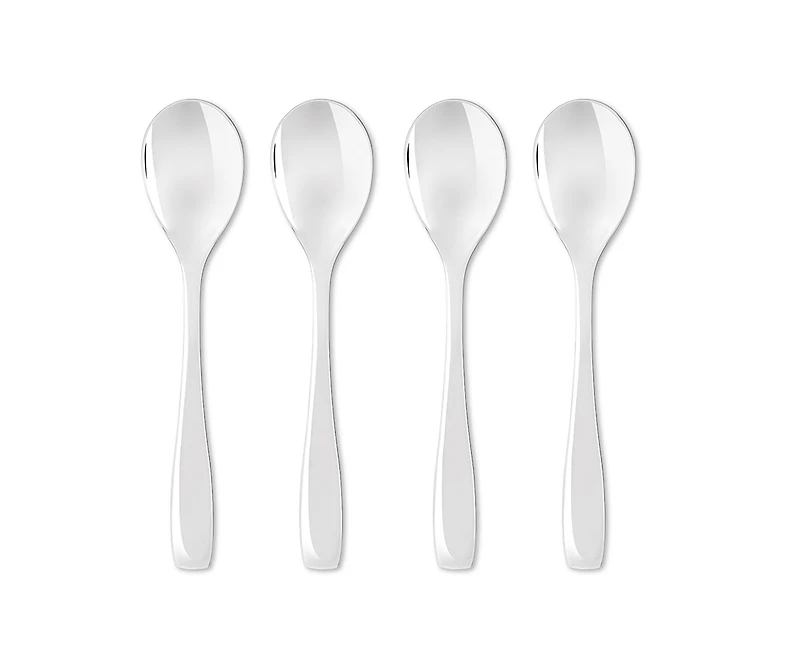 FJORD MIRROR S/4 SM.RND TEASPOON 18/0
