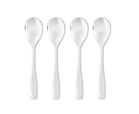 Fjord Mirror Round Teaspoon Set, Set of 4