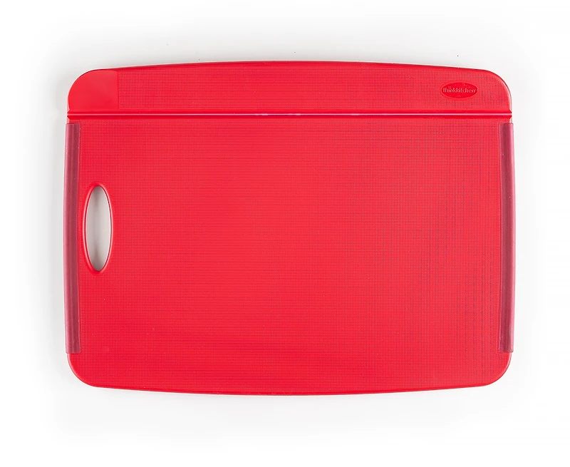 thinkkitchen Large Non-Slip Folding Cutting Board, Red