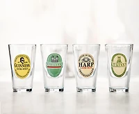 Brewery Beer Glasses, Set of 4