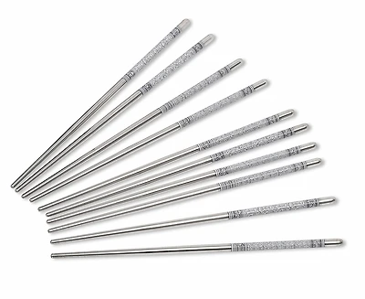 GREY MOSAIC-S/5 S/S CHOPSTICKS
