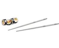 GREY MOSAIC-S/5 S/S CHOPSTICKS