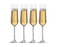 Globo Flute Glass, Set of 4