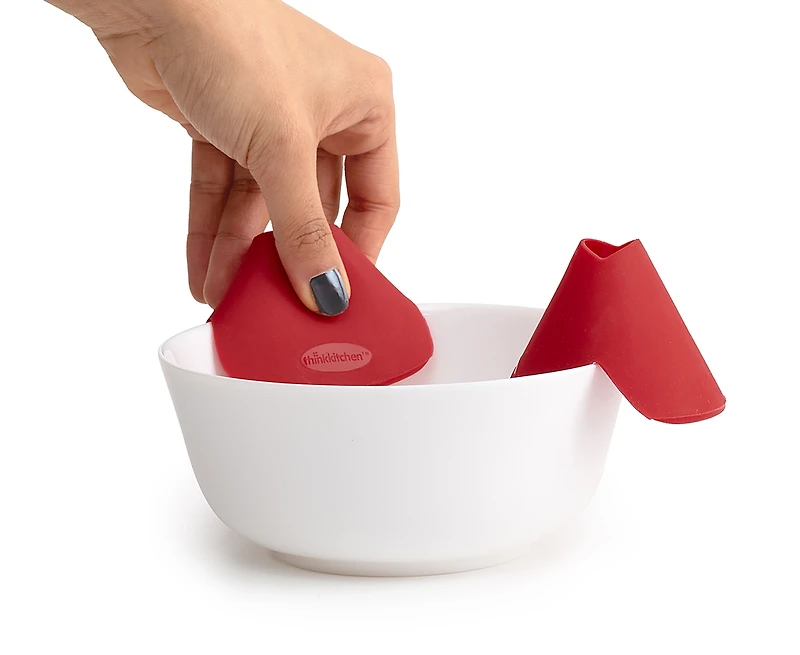 Petites mitaines de four thermorésistantes thinkkitchen, rouge