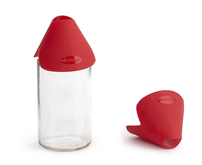 Petites mitaines de four thermorésistantes thinkkitchen, rouge