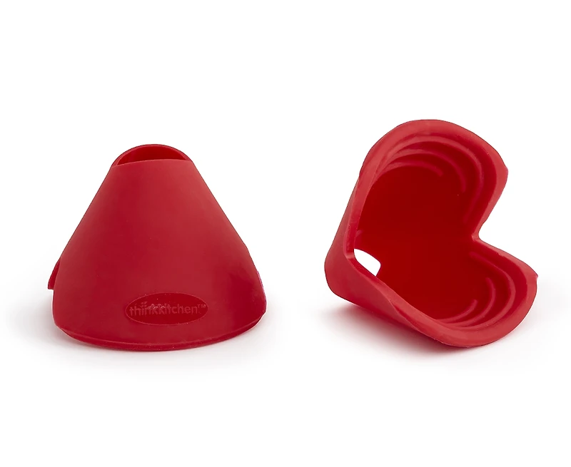 Petites mitaines de four thermorésistantes thinkkitchen, rouge