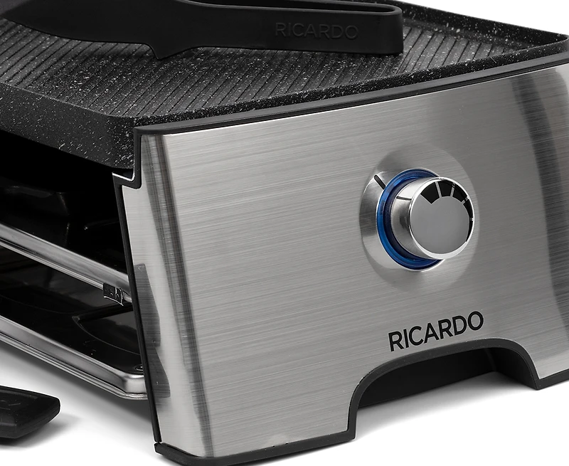 Ensemble à raclette réversible pour 8 personnes Ricardo