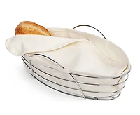 Bread Basket with metal rack
