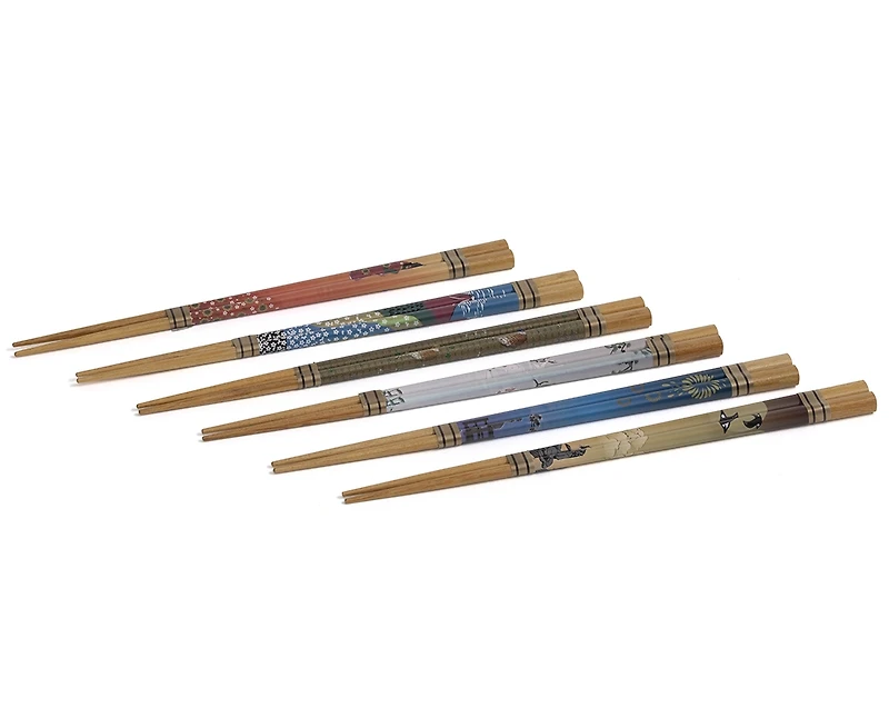 ARTISTIC-S/6 PAIR CHOPSTICKS