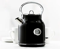 Bouilloire électrique Rétro thinkkitchen 1,7 L, noir