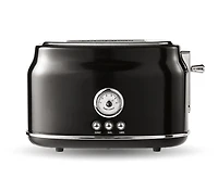 Grille-pain à 2 tranches rétro thinkkitchen, noir