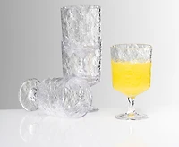 Coupes empilables en acrylique Crystal, ens. de 4, transparent