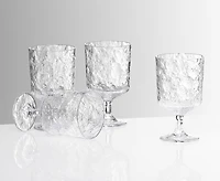 Coupes empilables en acrylique Crystal, ens. de 4, transparent