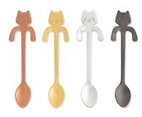 CAT SPOON 4 PCS SET 18/0