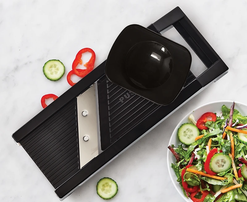 Mandoline thinkkitchen polyvalente avec 3 options à couper