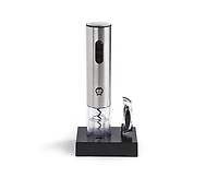 Ouvre-bouteille électrique Monsieur Bar Blue Bolt, argenté