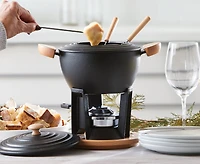 Ensemble à fondue de 12 pièces en fonte Kai Remy Olivier