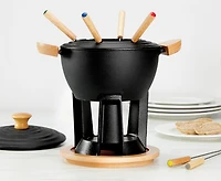 Ensemble à fondue de 12 pièces en fonte Kai Remy Olivier