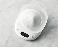 Pèse-aliments avec bol thinkkitchen, blanc