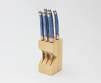 Laguiole Al Fresco 6-Pc Knife Set with Pine Box
