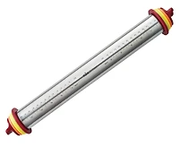 Rouleau à pâte en acier inoxydable avec 4 disques