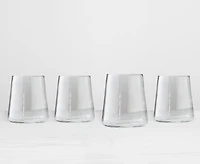 Clark Old Fashioned Glasses, Set of 4