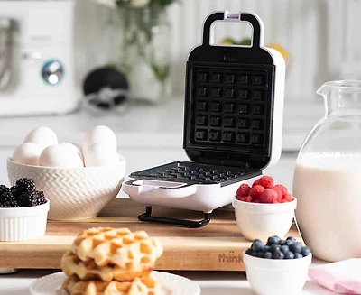 thinkkitchen Baker's Delight 3-In-1 Doughnut, Waffle & Sandwich Maker