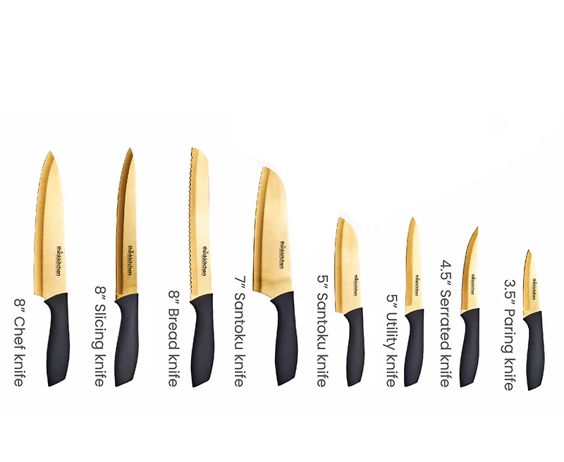Ensemble de couteaux de 8 pièces Doree thinkkitchen