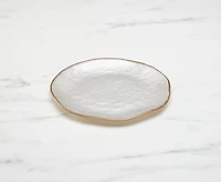 Assiette à dessert Figaro, crème