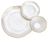 Figaro Dessert Plate, Cream