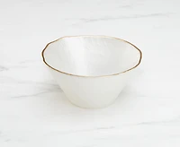 Bol conique Figaro, crème