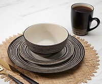 Ensemble de vaisselle de 16 pièces Tahiti, latte