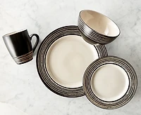 Ensemble de vaisselle de 16 pièces Tahiti, latte