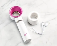 Ventilateur sans lame rechargeable Better Living, blanc & rose