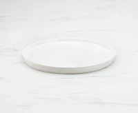 Grande assiette Ledge, blanc