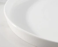 Grande assiette Ledge, blanc