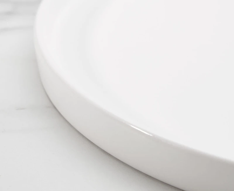 Ledge Platter, White