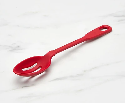 Cuillère à fentes en silicone pour la cuisson et le service thinkkitchen