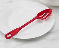Cuillère à fentes en silicone pour la cuisson et le service thinkkitchen