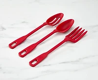 Cuillère à fentes en silicone pour la cuisson et le service thinkkitchen