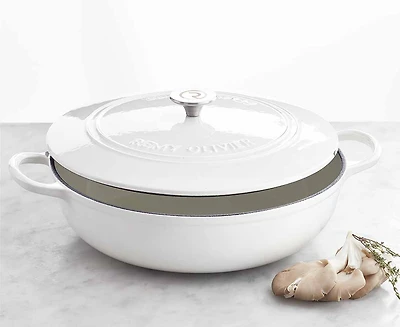 Casserole Aspen Remy Olivier, 4,5L, blanc