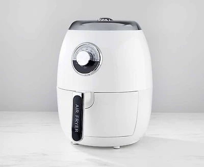 Friteuse à air rétro thinkkitchen, 2,5 L, blanc