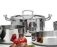 Batterie de cuisine de 7 pièces en acier inoxydable Remy Olivier Full-Clad