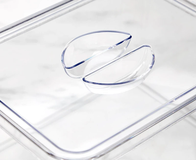 Rangement pour réfrigérateur frigo thinkkitchen avec courvercle, moyen