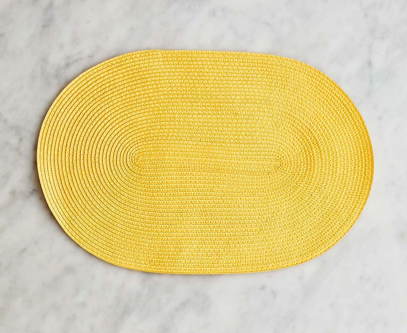 Set de table Ovale, jaune