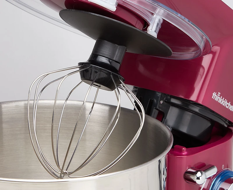 thinkkitchen Promix Plus Stand Mixer, 600W, Raspberry